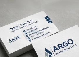 Business Card Design Argo Building Services